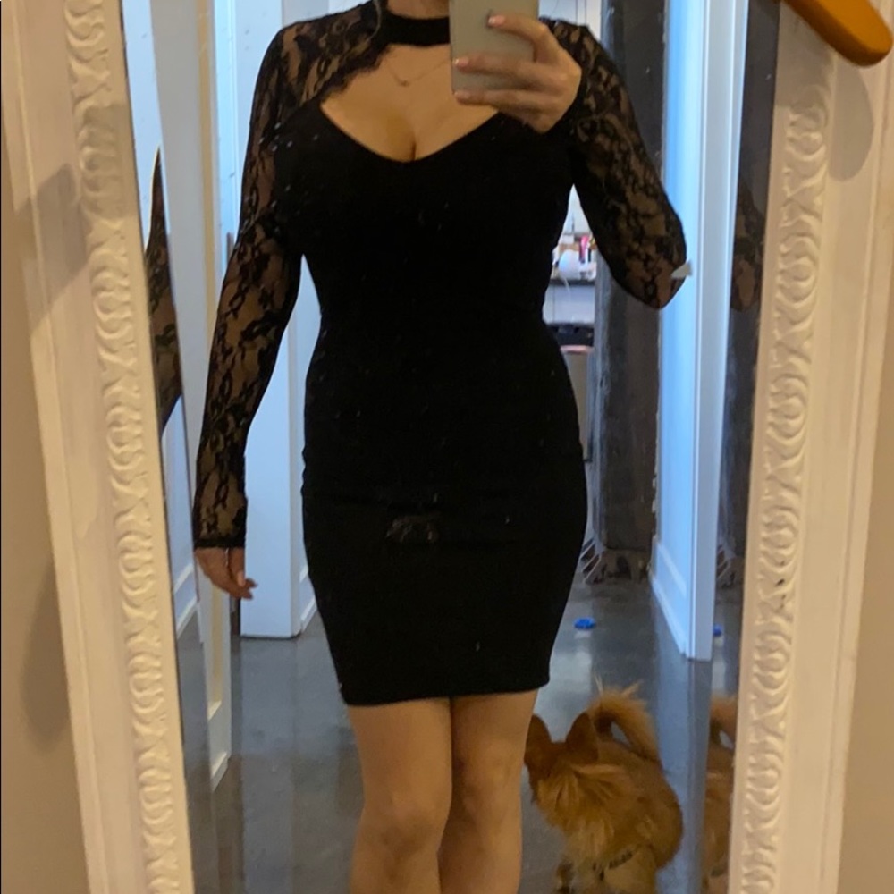 LBD- little black dress-lace